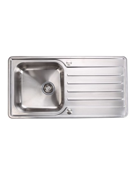 Abbey Kitchen Sink Stainless Steel Single Bowl 965 x 500mm 56745070