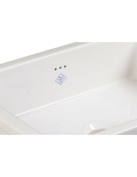 Shaws Bowland 600 Butler Apron Front Fluted Kitchen Sink Ceramic SO600010