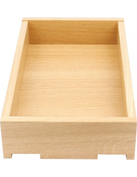 90mm High X 240mm Depth Solid Oak Dovetail Drawer Boxes Assembled 300/1000mm 