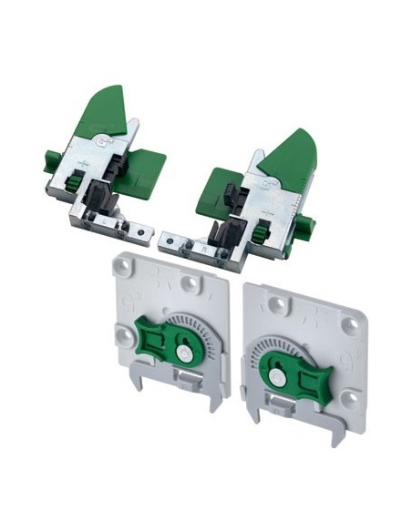 Dynapro Drawer Runner Clips Front & Rear Fixings 3D Adj Suits Tipmatic 43319040