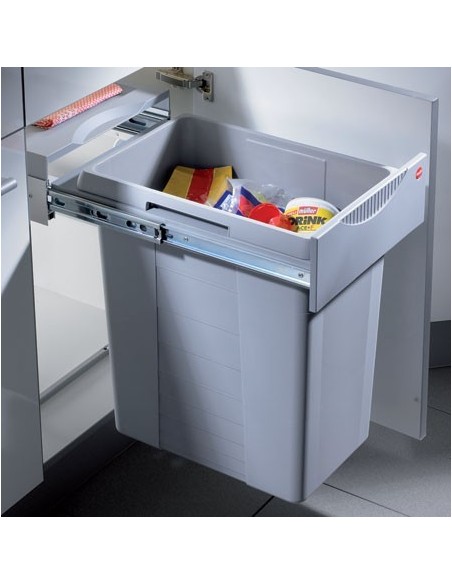 400mm Easy Cargo Bin Waste Kitchen 40L Hinged Door Base Mount 50270520