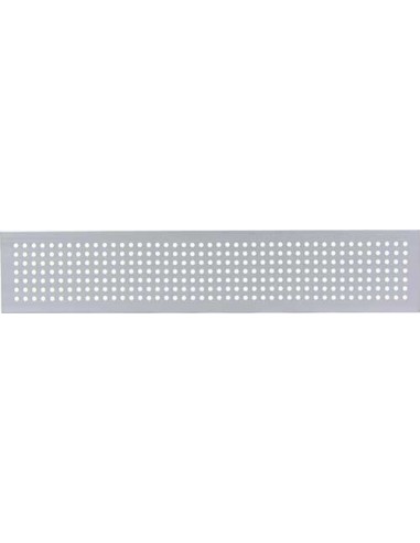 Ventilation Grill 100mm x 500,1000,2000mm Lengths Aluminium