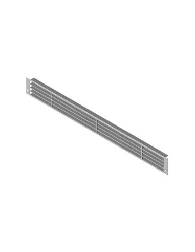 Fridge Plinth Vent Silver 570 x 57mm Airflow 200cm2 Louvre Grill 57524900