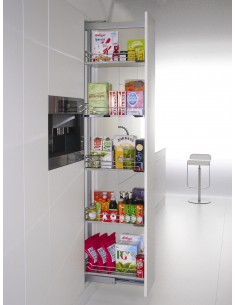 500mm Kessebohmer Kitchen Larder Arena Tall Pull Out Dispensa KALF500FESC
