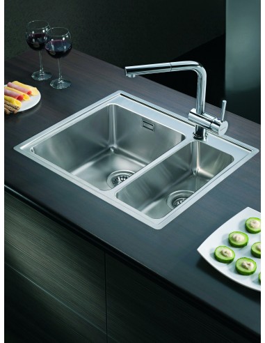 Clearwater Bella Kitchen Sink 1.5 Bowl Topmount Inset Stainless Steel BE625